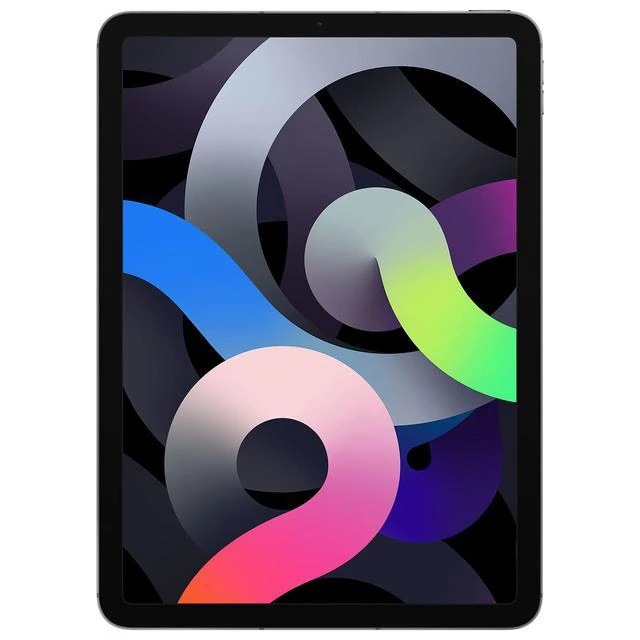 Alt view image 3 of 4 - Refurbished Apple iPad Air 4 A2316 (WiFi) 64GB Space Gray (Grade B) w/ Pre-Installed Tempered Glass