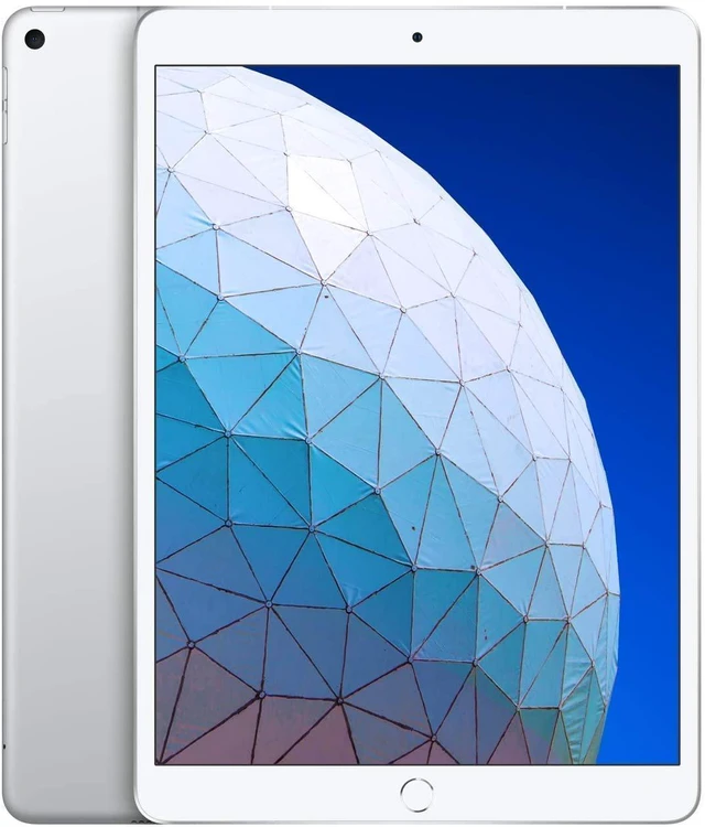 Alt view image 2 of 4 - Refurbished Apple iPad Air 3 A2152 (WiFi) 64GB Silver (Grade A) w/ Pre-Installed Tempered Glass