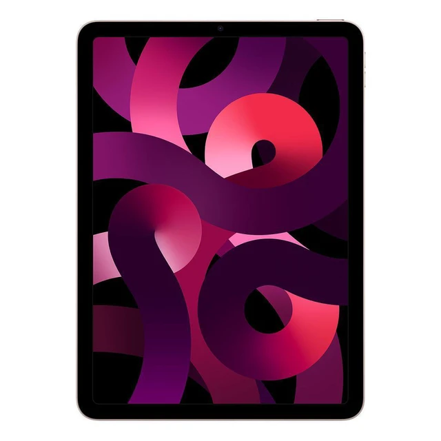 Alt view image 2 of 4 - Refurbished Apple iPad Air 5 A2589 (WiFi + Cellular Unlocked) 64GB Pink (Grade A) w/ Pre-Installed Tempered Glass