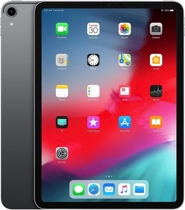Main image of Refurbished Apple iPad Pro 11" (2018) A1980 (WiFi) 256GB Space Gray (Grade A) w/ Pre-Installed Tempered Glass