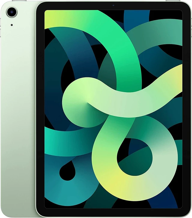 Main image of Refurbished Apple iPad Air 4 A2324 (WiFi + Cellular Unlocked) 64GB Green (Grade A+) w/ Pre-Installed Tempered Glass