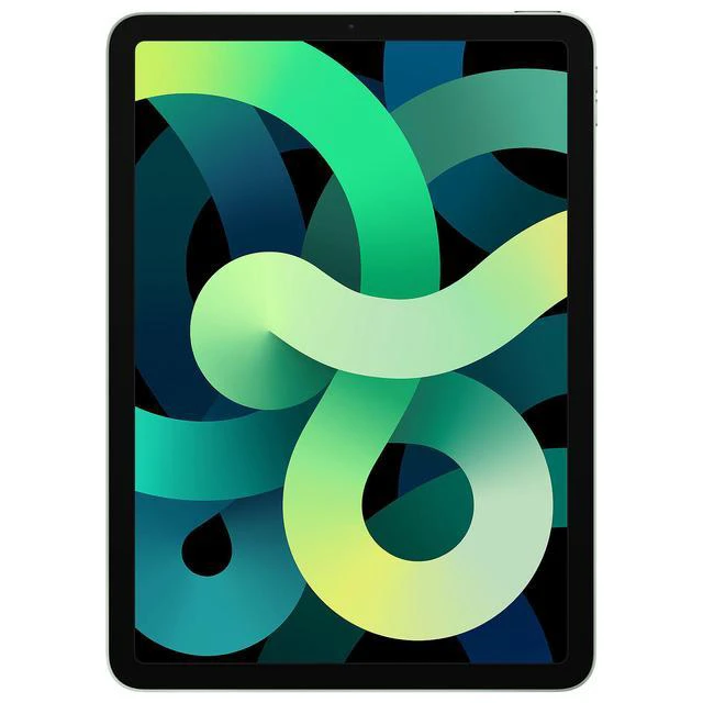 Alt view image 3 of 4 - Refurbished Apple iPad Air 4 A2324 (WiFi + Cellular Unlocked) 64GB Green (Grade A+) w/ Pre-Installed Tempered Glass