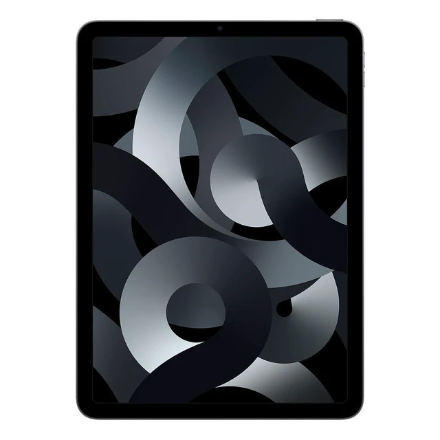 Alt view image 2 of 4 - Refurbished Apple iPad Air 5 A2589 (WiFi + Cellular Unlocked) 64GB Space Gray (Grade A+) w/ Pre-Installed Tempered Glass