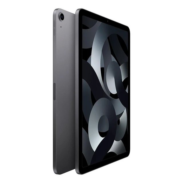 Alt view image 4 of 4 - Refurbished Apple iPad Air 5 A2589 (WiFi + Cellular Unlocked) 64GB Space Gray (Grade A+) w/ Pre-Installed Tempered Glass