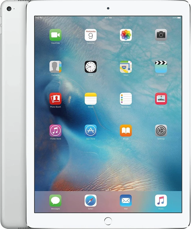 Main image of Refurbished Apple iPad Pro 9.7 (1st Gen) A1673 (WiFi + Cellular Unlocked) 32GB Silver (Grade A+) w/ Pre-Installed Tempered Glass