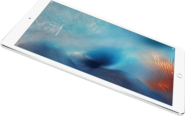 Alt view image 3 of 4 - Refurbished Apple iPad Pro 9.7 (1st Gen) A1673 (WiFi + Cellular Unlocked) 32GB Silver (Grade A+) w/ Pre-Installed Tempered Glass