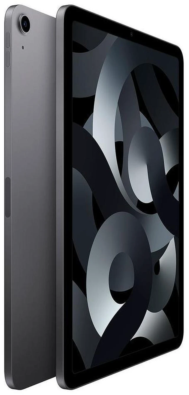 Alt view image 4 of 4 - Refurbished Apple iPad Air 5 A2588 (WiFi) 64GB Space Gray (Grade A+) w/ Pre-Installed Tempered Glass