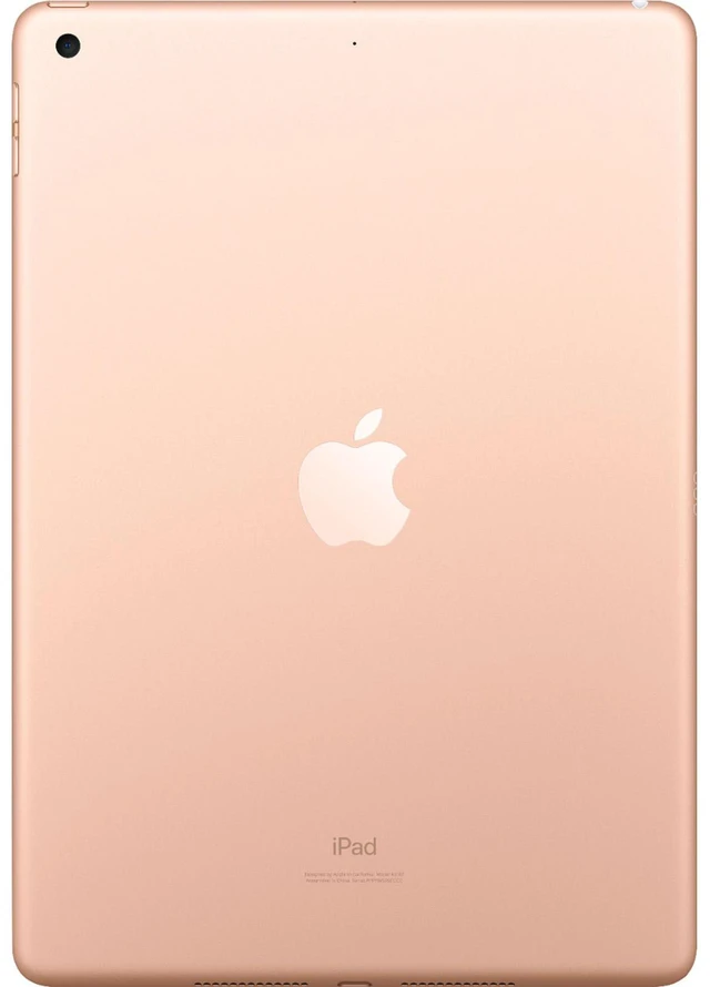 Alt view image 4 of 4 - Refurbished Apple iPad 7th Gen A2200 (WiFi + Cellular Unlocked) 128GB Gold (Grade A+) w/ Pre-Installed Tempered Glass