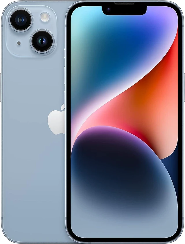 Main image of Apple iPhone 14 A2649 Unlocked 128GB Blue (Grade A)