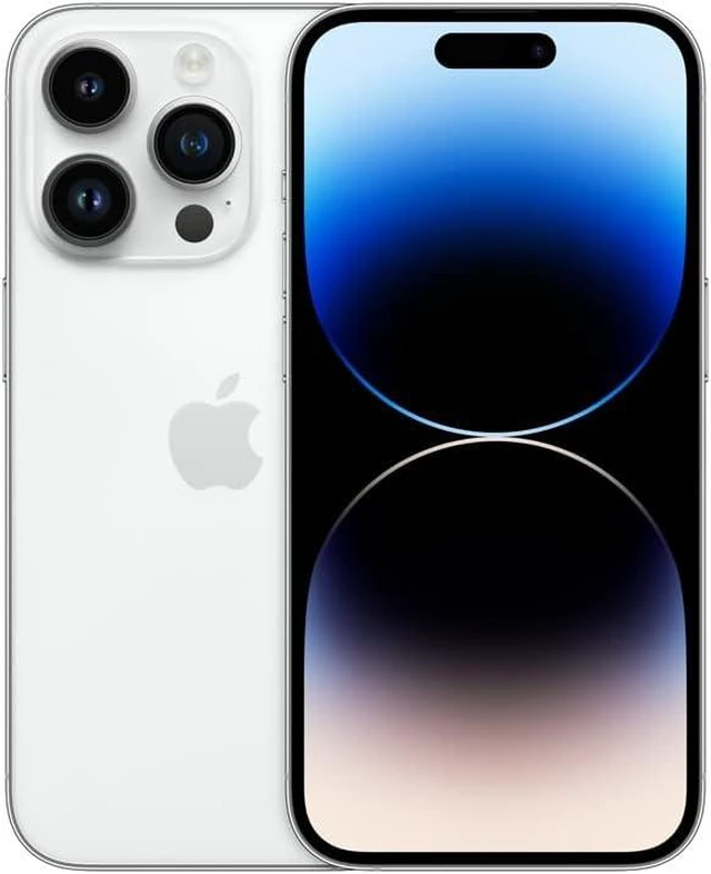 Main image of Apple iPhone 14 Pro A2650 (Fully Unlocked) 256GB Silver (Grade B)