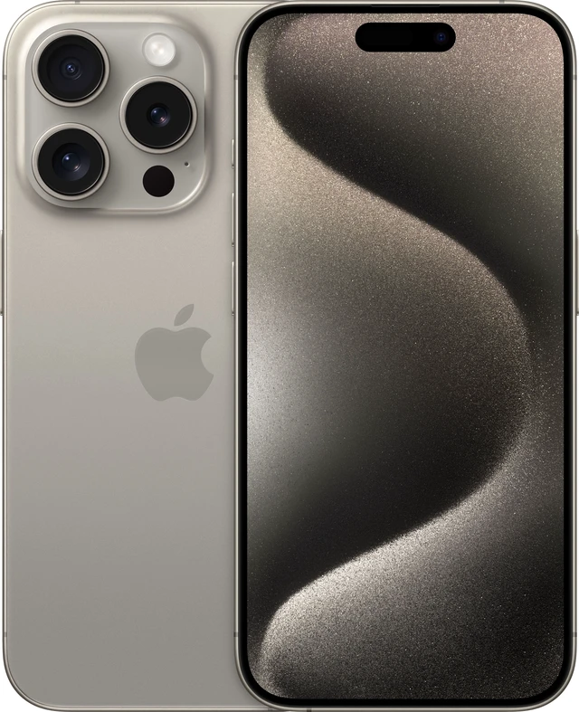 Main image of Apple iPhone 15 Pro A2848 (Fully Unlocked) 128GB Natural Titanium (Grade B)