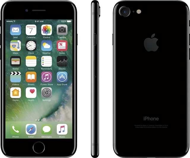 Main image of Apple iPhone 7 A1660 (Verizon Only) 128GB Jet Black (Grade A+)