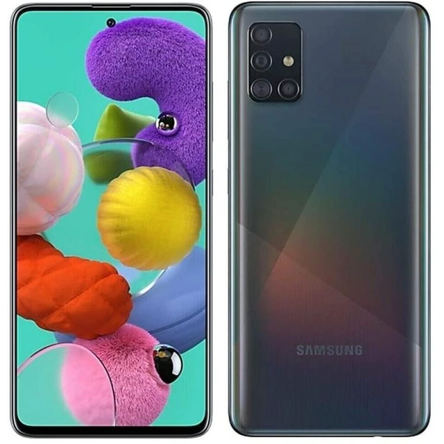 Alt view image 2 of 3 - Samsung Galaxy A51 A515U (Fully Unlocked) 64GB Black (Grade A+)