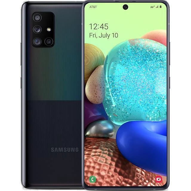 Alt view image 2 of 4 - Samsung Galaxy A71 5G UW A716V (Verizon Only) 128GB Prism Bricks Black (Grade A)