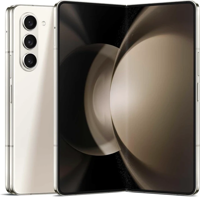Main image of Samsung Galaxy Z Fold5 F946U (Spectrum Mobile Only) 256GB Cream (Grade A+)