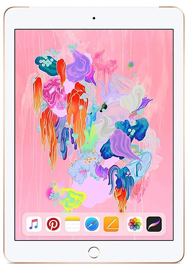 Main image of Apple iPad 6th Gen A1954 (WiFi + Cellular Unlocked) 32GB Gold (Grade A)