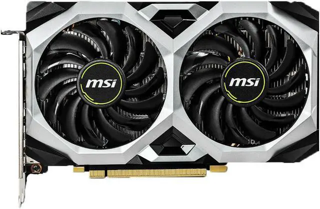Alt view image 2 of 4 - MSI GTX 1660 Ti Ventus XS 6GB GDDR6 HDMI/3DisplayPort PCI-Express Graphics Card