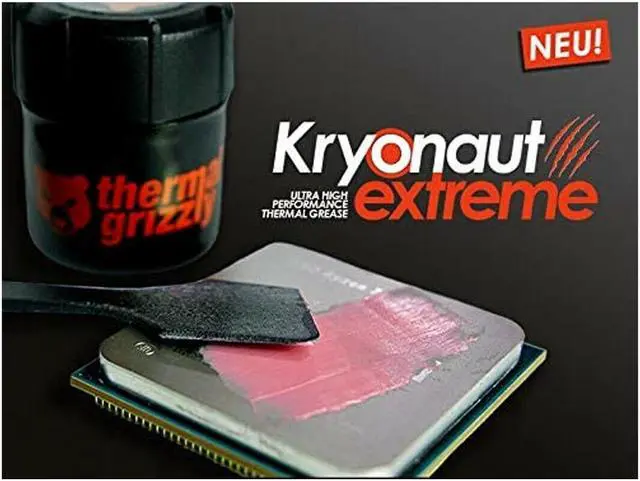 Alt view image 3 of 3 - Thermal Grizzly TG-KE-090-R Kryonaut Extreme Thermal Compound - 33.84 g./9.0 ml.