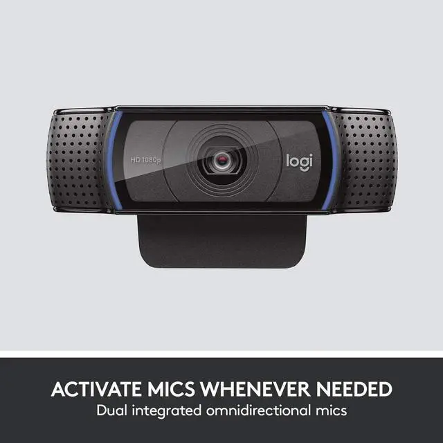 Alt view image 4 of 13 - Logitech C920e Business HD 1920 x 1080 Webcam 2 Megapixels Black (960-001384)