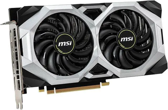 Alt view image 2 of 6 - MSI RTX 2060 VENTUS GP OC GeForce RTX 2060 6GB GDDR6 PCIE 3.0 x16 Video Card