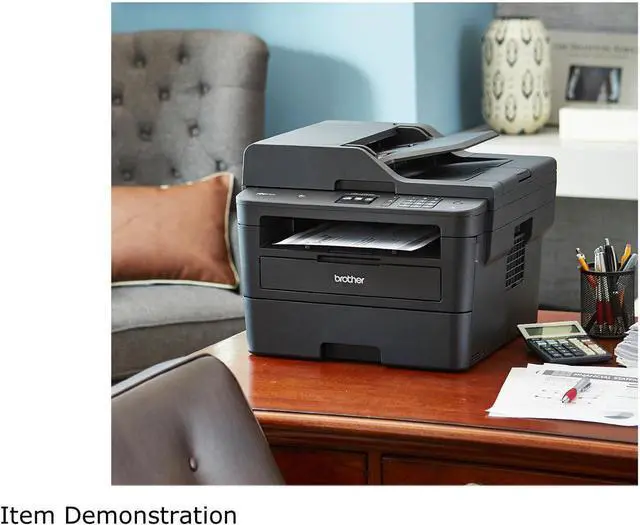 Alt view image 2 of 3 - Brother MFC-L2750DW Wireless Compact All-in-One Monochrome Laser Printer with Duplex Copy & Scan