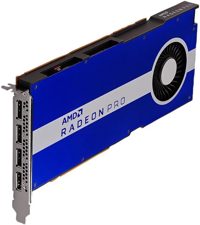 Alt view image 2 of 5 - AMD Radeon Pro W5500 100-506095 8GB 128-bit GDDR6 PCI Express 4.0 x16 Workstation Video Card