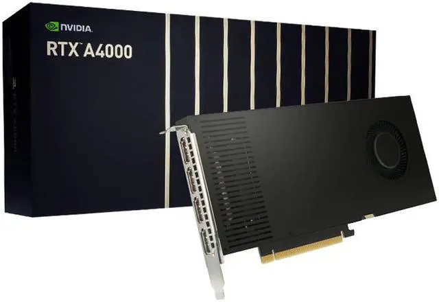 Alt view image 6 of 6 - NVIDIA RTX A4000 16GB PCI Express 4.0 x16 Video Card VCNRTXA4000-PB