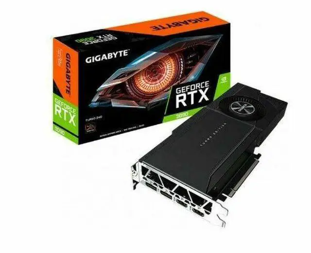 Alt view image 2 of 2 - GIGABYTE GeForce RTX 3090 24GB GDDR6X PCI Express 4.0 Graphics Card GV-N3090TURBO-24GD
