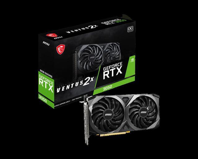新品 GeForce RTX 3050 VENTUS 2X 8G OC MSI