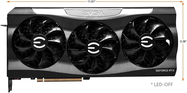 Alt view image 3 of 6 - EVGA GeForce RTX 3090 Ti FTW3 BLACK GAMING, 24G-P5-4981-KR, 24GB GDDR6X, iCX3 Technology, ARGB LED, Metal Backplate, Includes eLeash