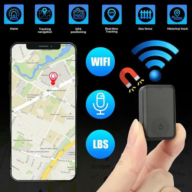 Alt view image 2 of 7 - Magnetic Mini Personal GPS Tracker - Mini, Portable, Locator Tracking Device - for Kids, Spouses, Seniors, Pets, Cars, Trucks, Travel - Subscription Required