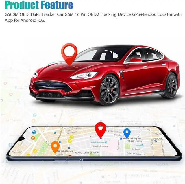 Alt view image 3 of 7 - OBD2 GPS Tracker Real Time Vehicle Tracking Device GSM GPRS Car Truck Locator