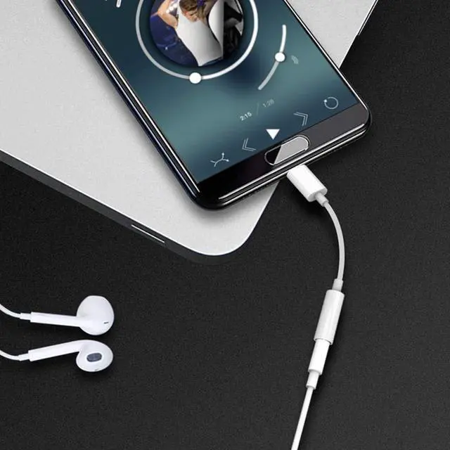 Alt view image 4 of 7 - USB C to 3.5mm Headphone Jack Adapter Compatible with iPhone 17/16/ 15, iPad Pro, Pixel 9 8 7 6 5 4 3 2 XL, Samsung Galaxy S25/ S24/S23 and More