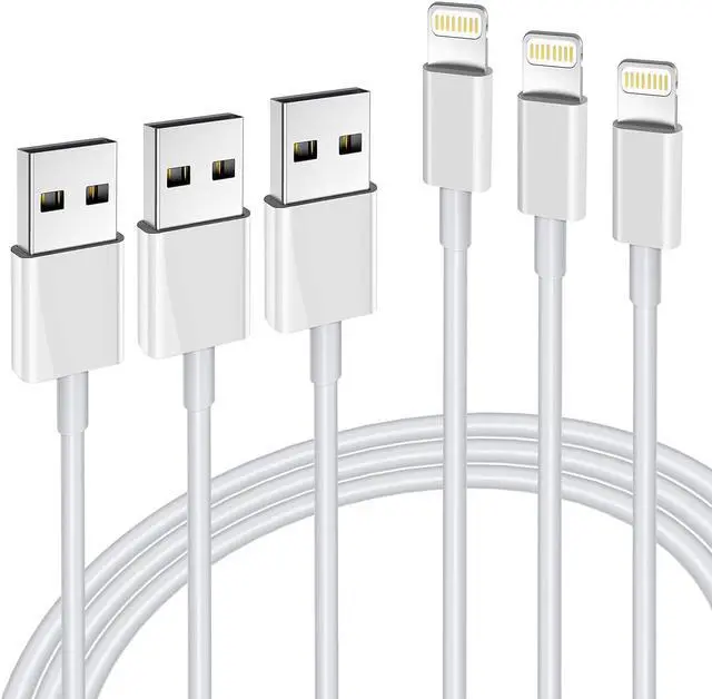 Main image of iPhone Charger 3Pack Apple MFi Certified Apple Charger 6FT, Lightning Cable 6FT Compatible with iPhone 14/13 /12 Mini Pro Max SE 11 Xs Max XR X 8 7 6 Plus 5S iPad Pro