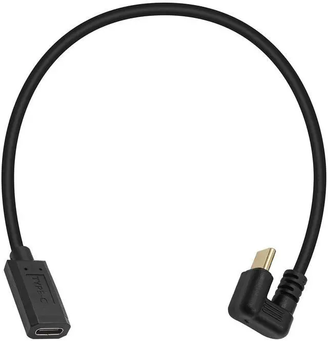 Main image of Vszerda USB C Extension Cable Short, U Shape 180 Degree Type C Extender, 10Gbps 3A Fast Charging USB 3.1 Type C Male to Female Extension Cable for Smartphone, MacBook Pro, 1ft/30cm