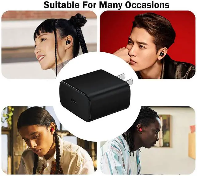 Alt view image 3 of 7 - USB-C 20W Charging Block Charger Adapter for Beats Earbuds, Beats Solo 4, Studio Pro(x Kim Kardashian),Studio Buds+, Flex, Fit Pro,Solo Buds, Pill 2024 Wireless Speaker Earphones Headphone Accessories