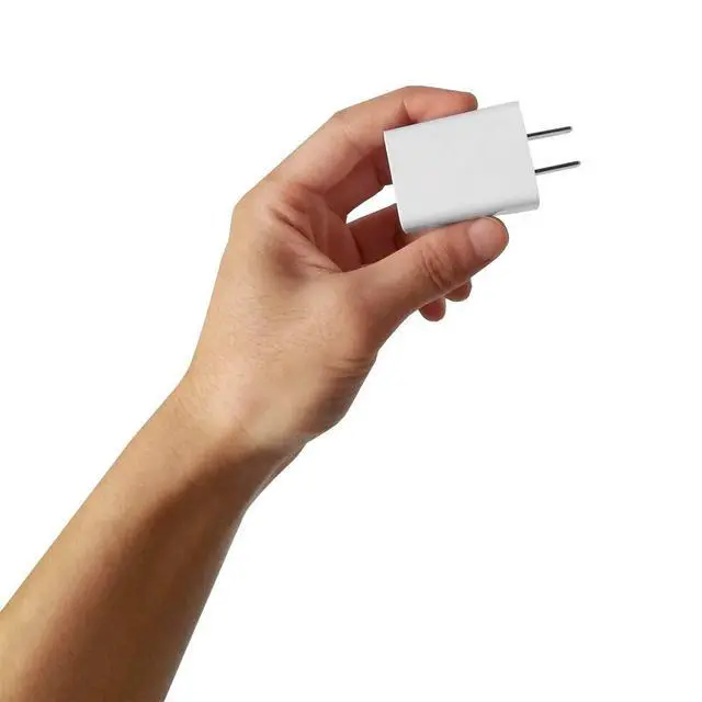 Alt view image 5 of 7 - USB Wall Charger FOBSUNLAND ®. USB Wall Plug 5V 2A AC Power Adapter Compatible with iPhone,Pad,Samsung,Tablet,Kindle and More (White 2pack)