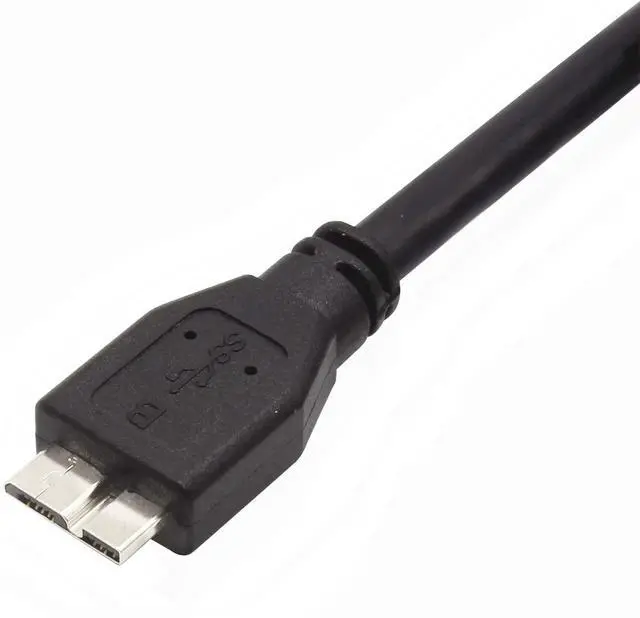 Alt view image 3 of 7 - USB 3.0 Micro Cable 3.3FT, High Speed Hard Drive Cable