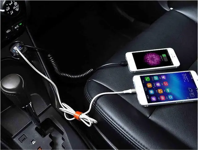 Alt view image 6 of 7 - Car Charger with Micro USB Cable for Samsung Galaxy S7 Edge/A10/S6/J7/J8/J6/A9,LG K20/K30/G4/Stylo 3,Motorola X/Moto E7/E6/G5,HTC m9/m8,Other Micro USB Devices