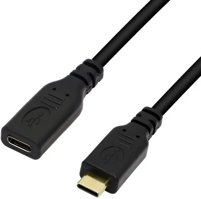 Alt view image 2 of 7 - BUCIER USB C Extension Cable Type C Male to Female Short Cable USB 3.1 10Gbps Fast Charging 4K HD Video Audio Data Transfer Cord for Laptop & Tablet & Mobile Phone (Straight)