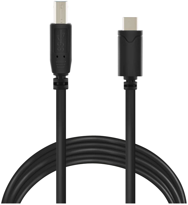Main image of 20ft USB Type C to USB Type B 3.0 - Tethering Cable Compatible with MacBook Pro, HP, Dymo, Epson, Brother, Xerox, Lexmark, Canon, Samsung and More