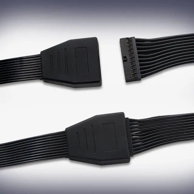 Alt view image 4 of 6 - BUCIER USB 3.0 Header Extension Cable,USB 3.0 19/20 Pin Male to Female Internal Extension Adapter(5.9 inch)