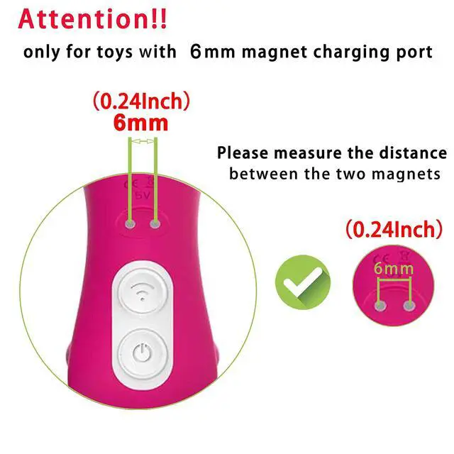 Alt view image 3 of 7 - Bicmice Magnetic USB DC Charger Cable Replacement Charging Cord-(6mm/0.24inch)