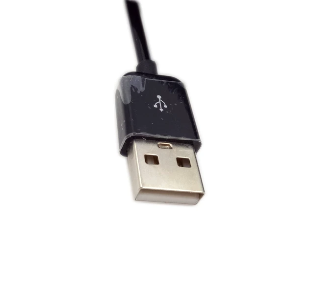 Alt view image 3 of 5 - Coiled Spring USB Cable, /3M Spiral Coiled USB 2.0 Male to Female Data Sync & Charge Cable (Black)