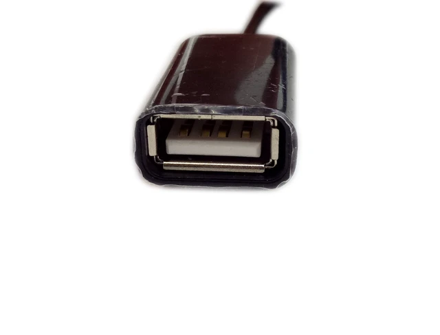 Alt view image 4 of 5 - Coiled Spring USB Cable, /3M Spiral Coiled USB 2.0 Male to Female Data Sync & Charge Cable (Black)