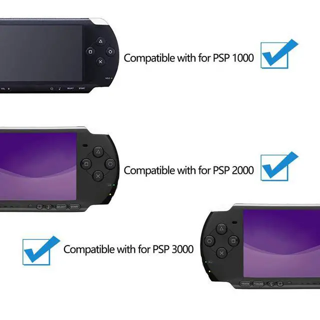 Alt view image 5 of 6 - Replacement PSP Charger, Charging Cable Power Cord for Sony PSP 1000 2000 3000 Series (PSP-1001, 2001, 3001) and E-1000 USB Charging Cord