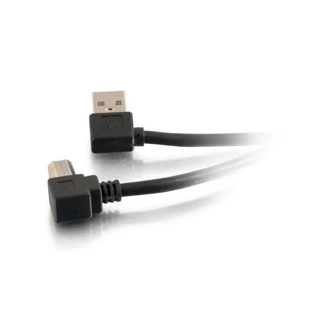 Alt view image 2 of 3 - Cables To Go 3M USB 2.0 Right Angled A to B M/M