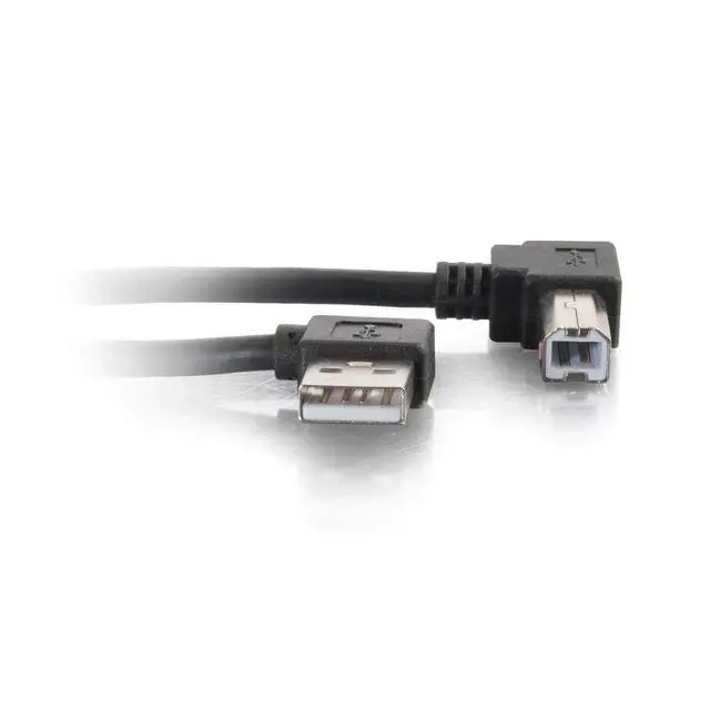 Alt view image 3 of 3 - Cables To Go 3M USB 2.0 Right Angled A to B M/M