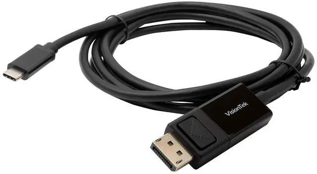 Alt view image 10 of 11 - Visiontek Usb-C To Displayport 1.4 2M Cable M/M