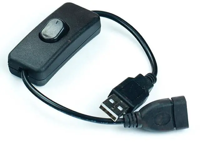 Main image of Male to Female USB Cable with ON/Off Switch